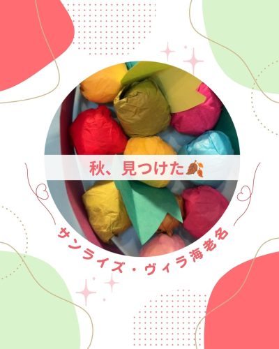 【サンライズ・ヴィラ海老名】～秋、見つけた～